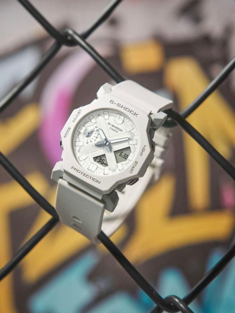 Casio G-Shock GA-2300-7A White Edition – Carbon Core Guard, Analog-Digital, Men’s Sports Trend - Image 5