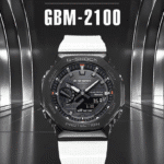 Casio G-Shock GBM-2100 Tough Solar Bluetooth Watch – Black Dial, White Strap, Digital Analog, Men’s Exclusive Tech Series