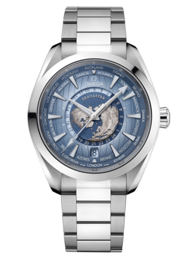 Omega Seamaster Worldtimer Blue Dial Steel Watch – COD Available - Image 5