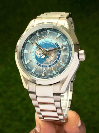 Omega Seamaster Worldtimer Blue Dial Steel Watch – COD Available - Image 4
