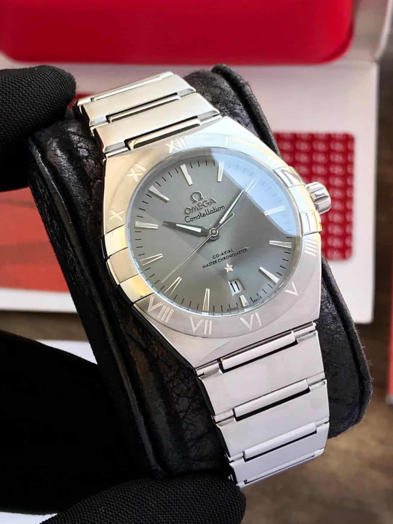 Omega Constellation Grey Dial Steel Bracelet Watch – COD Available - Image 3
