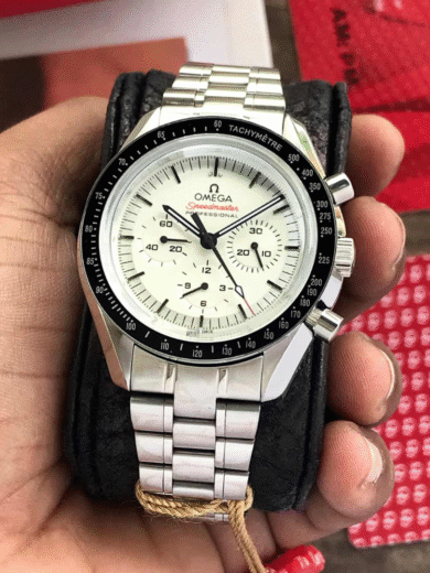 Omega Speedmaster Professional White Dial Steel Watch – COD Available