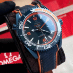 Omega Seamaster Planet Ocean Blue Orange Rubber Watch – COD Available