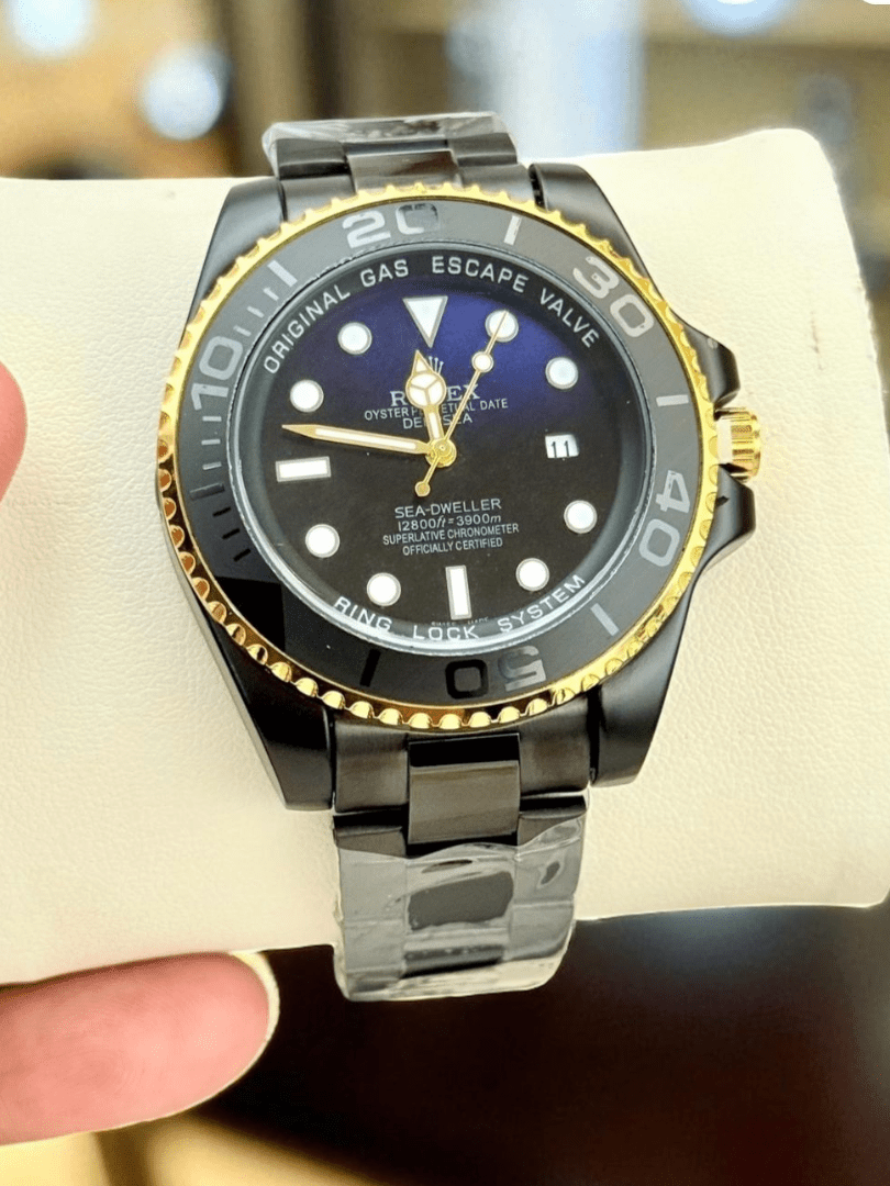 Rolex Sea-Dweller Deepsea Green Dial Black Gold Men’s Watch – COD Available - Image 3