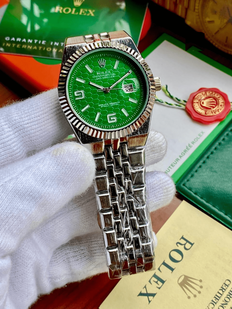 Rolex Oyster Perpetual Land-Dweller Blue Dial Watch – COD Available - Image 4