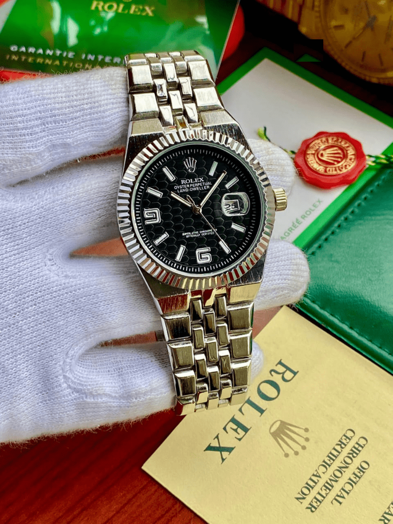 Rolex Oyster Perpetual Land-Dweller Black Dial Watch – COD Available - Image 5