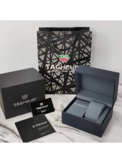 Tag Heuer Aquaracer 300M Dive Watch – Black Dial, Red Bezel, Stainless Steel Bracelet Men’s Luxury - Image 5