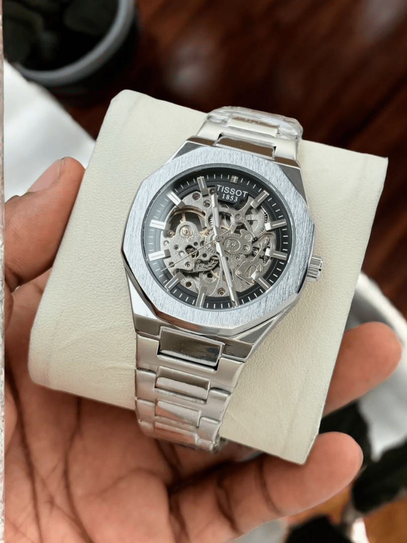 Tissot Skeleton Two-Tone Steel Automatic Watch – COD Available - Image 3