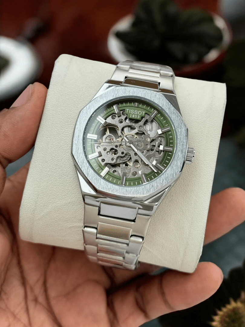 Tissot Skeleton Two-Tone Steel Automatic Watch – COD Available - Image 4