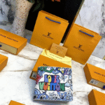 Louis Vuitton Limited Edition Graffiti Print Bifold Wallet – Multicolor Designer Men’s Accessory