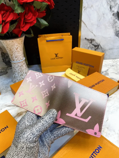 Louis Vuitton Giant Monogram Pink Bifold Wallet – Limited Edition Men's Designer Accessory - Image 2