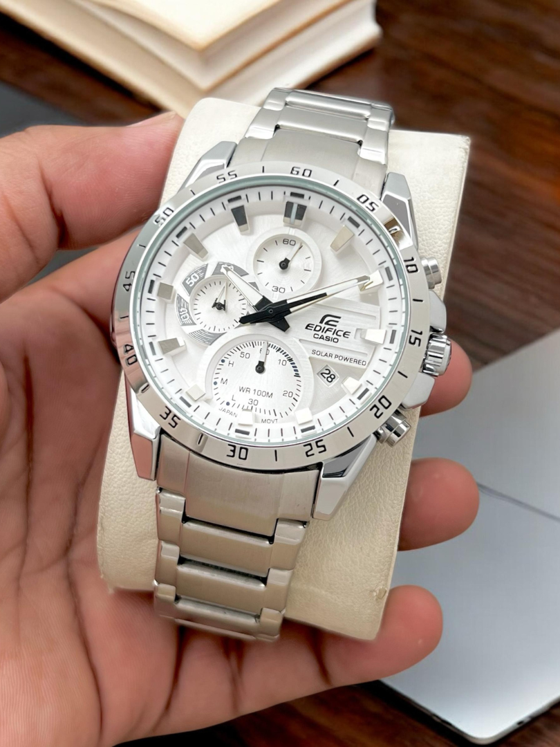 Buy Casio Edifice Solar Chronograph Watch – Stainless Steel Bracelet - Image 5