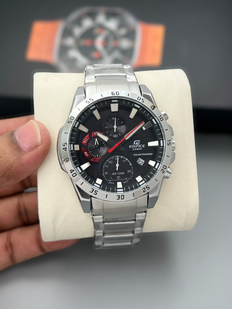 Buy Casio Edifice Solar Chronograph Watch – Stainless Steel Bracelet - Image 3