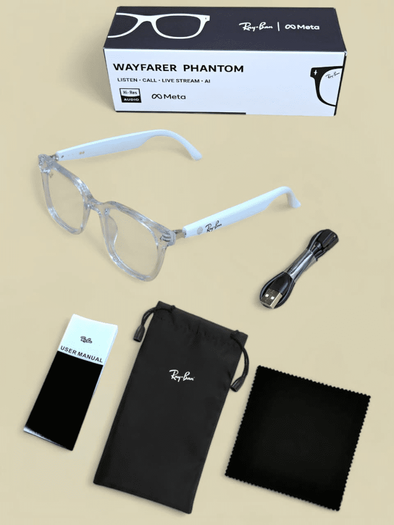 Buy Ray-Ban Meta Wayfarer Phantom AI Smart Audio Glasses – Hi-Res Live Stream - Image 3