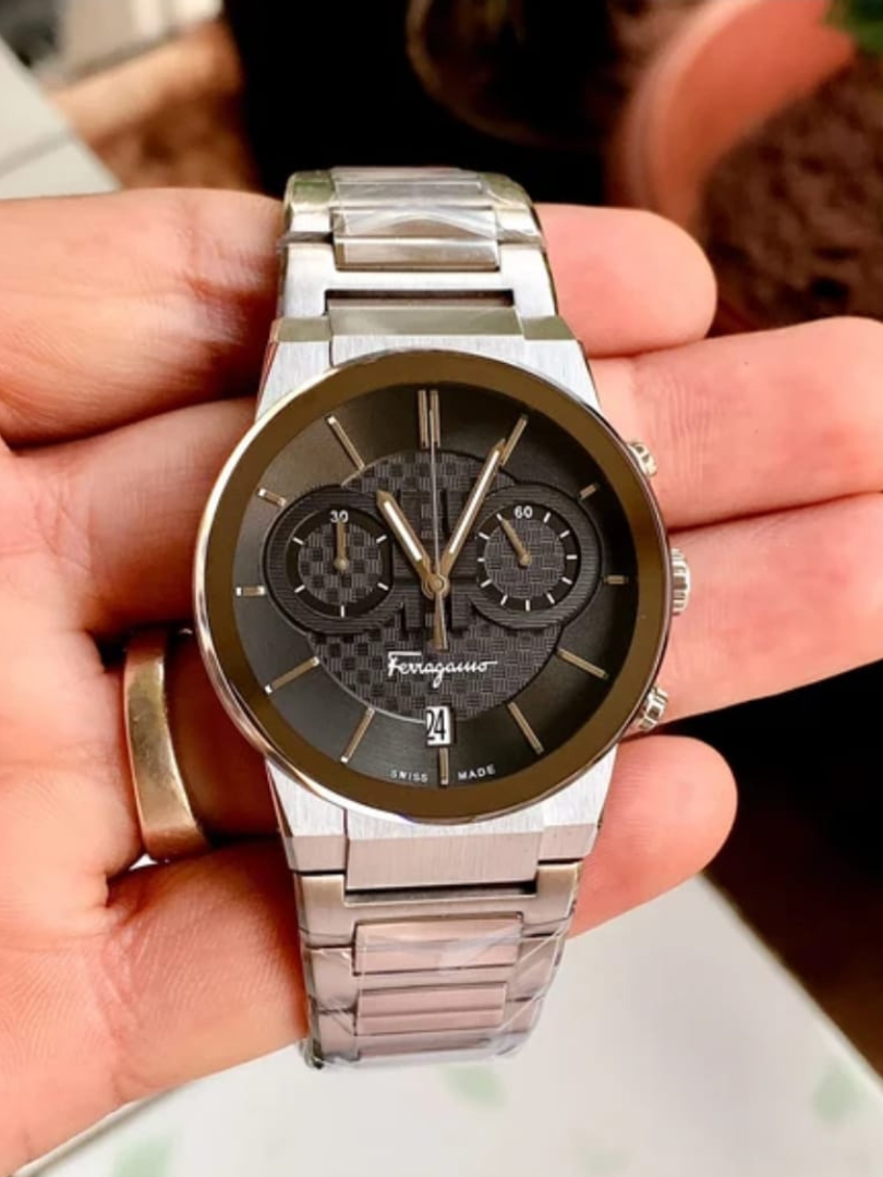 Buy Ferragamo Gancini Chronograph Watch – Two-Tone Stainless Steel - Image 3