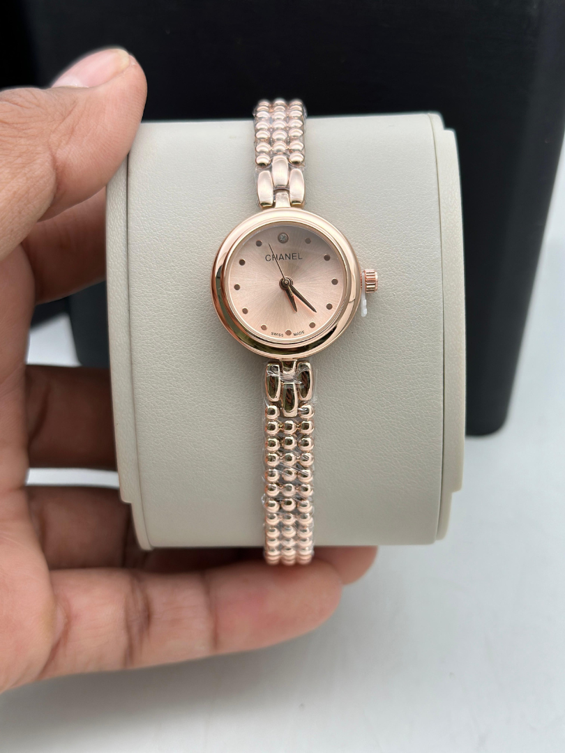 Buy Chanel Rose Gold Ladies Bracelet Watch - Image 3